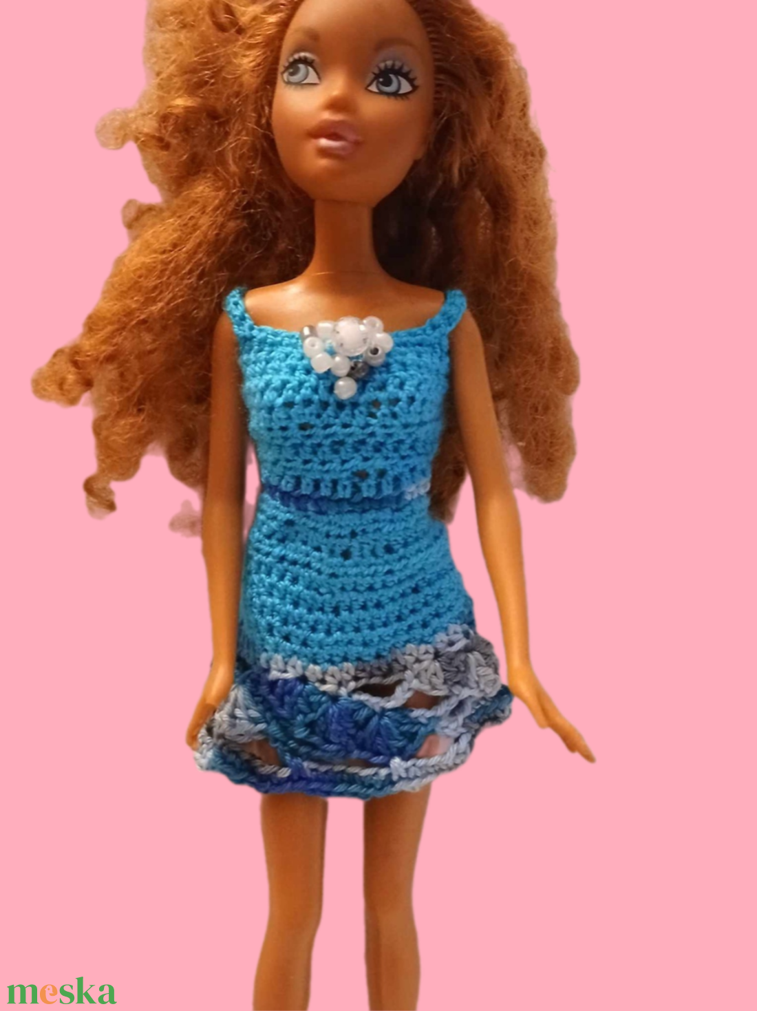 Horgolt kék színátmenetes ruha Barbie babára (102). Új. - játék & sport - baba & babaház - barbie ruhák - Meska.hu Horgolt kék színátmenetes ruha Barbie babára (102). Új. - játék & sport - baba & babaház - barbie ruhák - Meska.hu