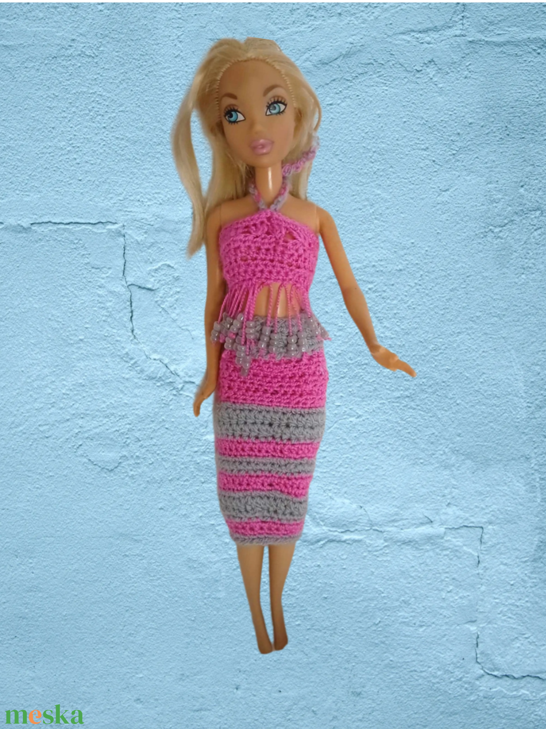 Horgolt gyöngyös ruha Barbie babára (105). Új. - játék & sport - baba & babaház - barbie ruhák - Meska.hu Horgolt gyöngyös ruha Barbie babára (105). Új. - játék & sport - baba & babaház - barbie ruhák - Meska.hu
