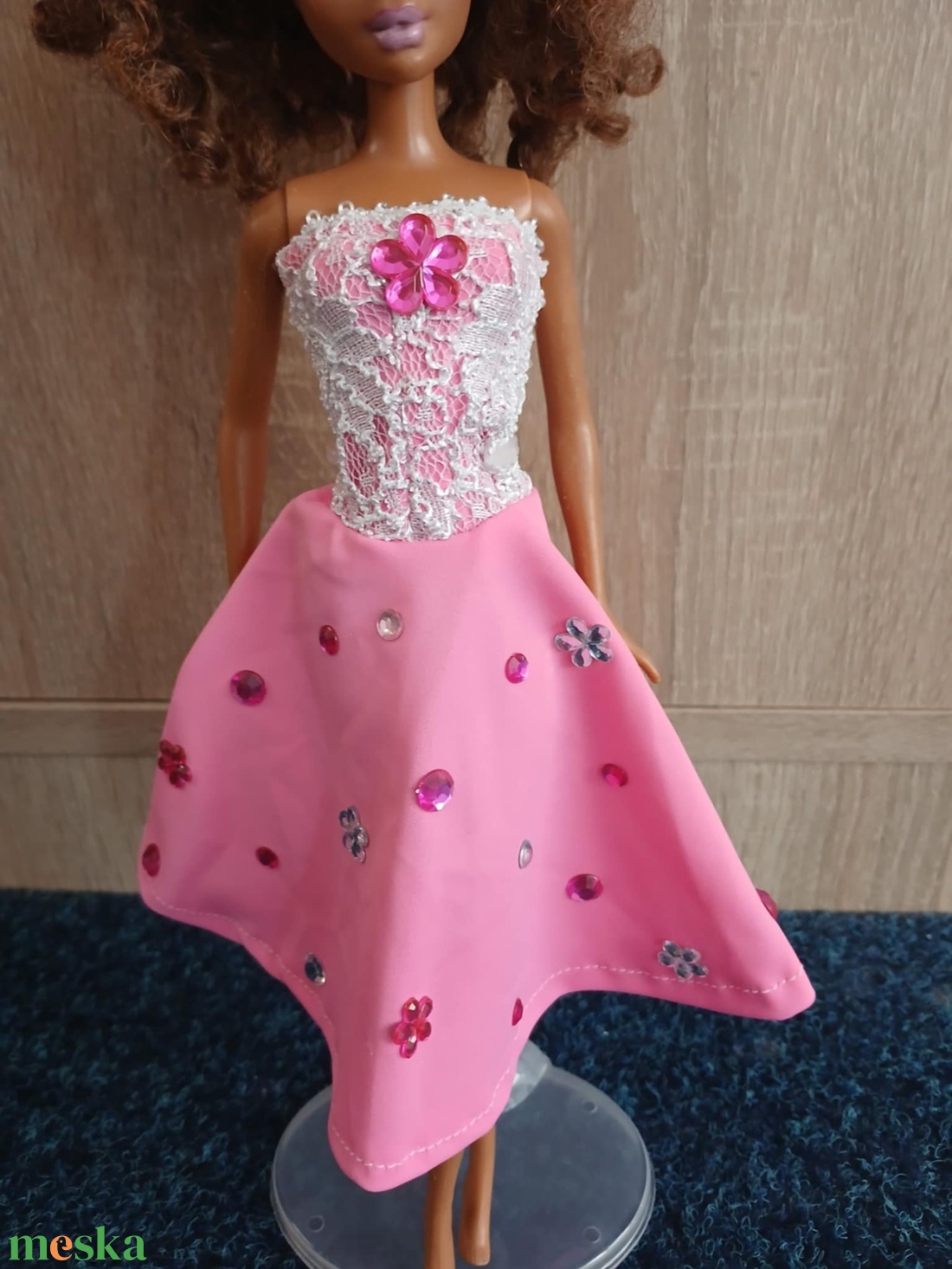 Barbie csipkés rózsaszín báli ruha. - játék & sport - baba & babaház - barbie ruhák - Meska.hu Barbie csipkés rózsaszín báli ruha. - játék & sport - baba & babaház - barbie ruhák - Meska.hu