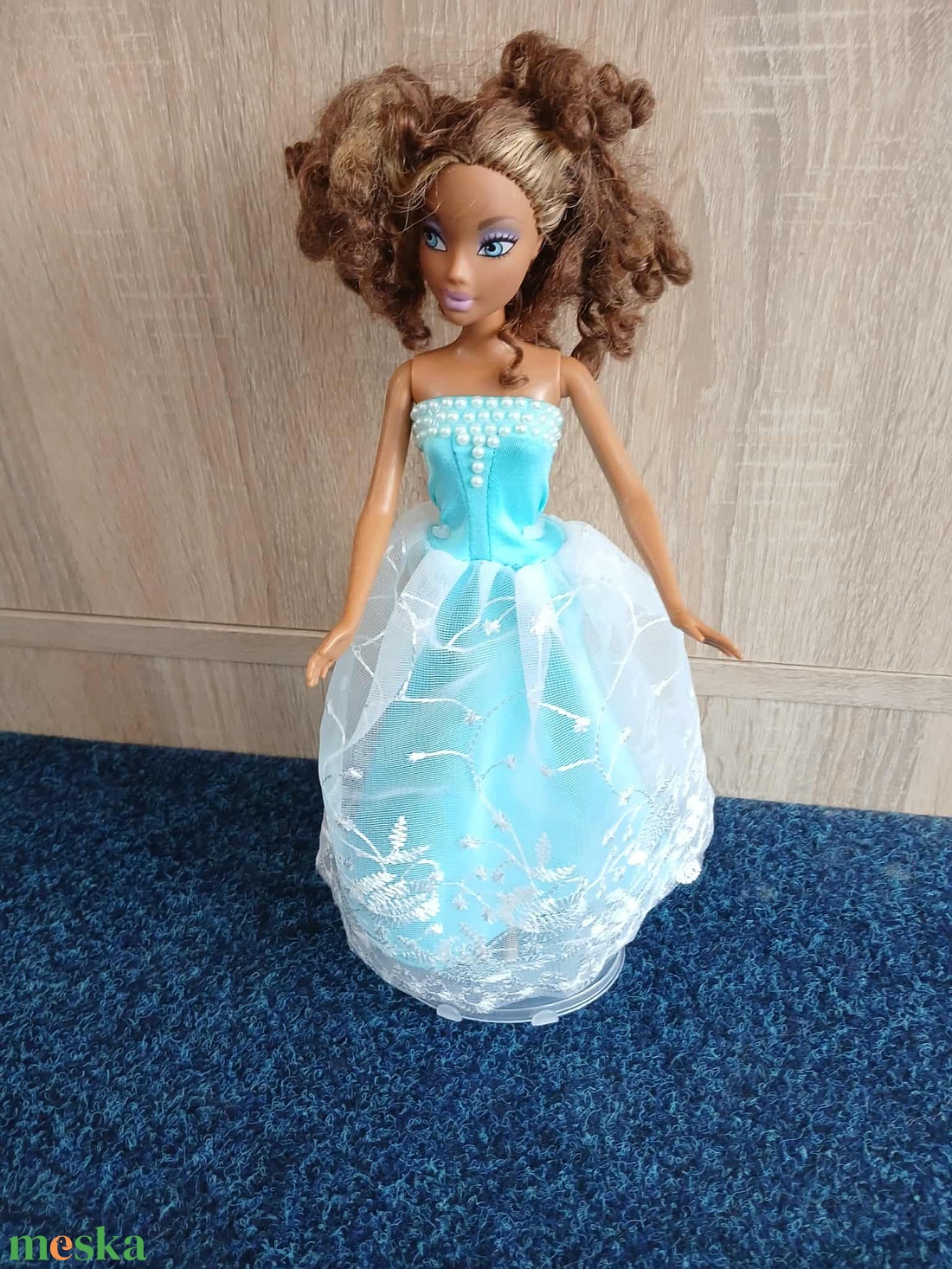 Barbie fehér világoskék csipkés báli ruha. - játék & sport - baba & babaház - barbie ruhák - Meska.hu Barbie fehér világoskék csipkés báli ruha. - játék & sport - baba & babaház - barbie ruhák - Meska.hu