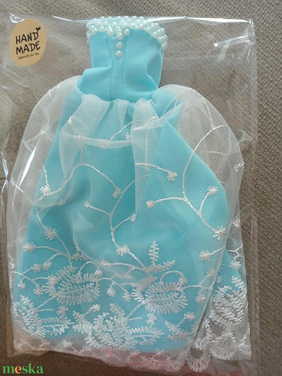 Barbie fehér világoskék csipkés báli ruha. - játék & sport - baba & babaház - barbie ruhák - Meska.hu Barbie fehér világoskék csipkés báli ruha. - játék & sport - baba & babaház - barbie ruhák - Meska.hu