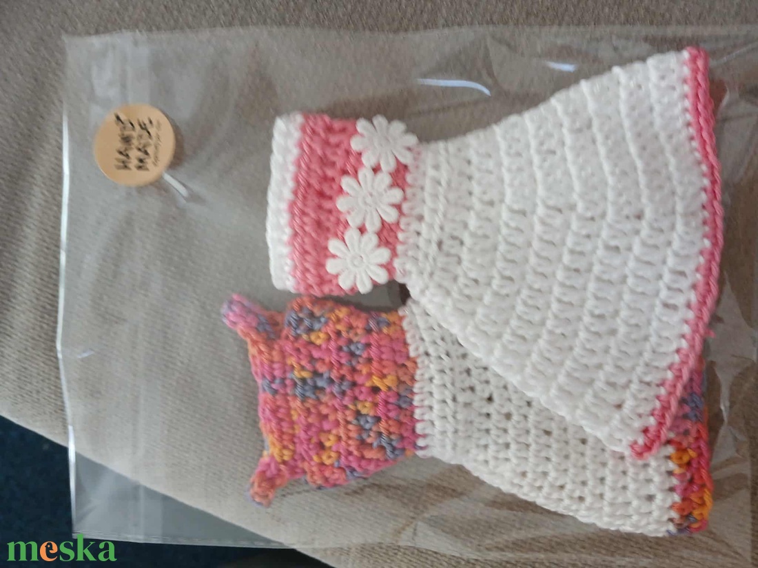 Horgolt Barbie ruhák. 2 db egy csomagban.  - játék & sport - baba & babaház - barbie ruhák - Meska.hu