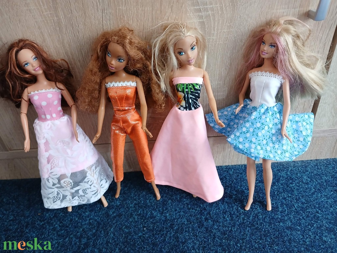 4 db gyönyörű Barbie ruha. (11.) - játék & sport - baba & babaház - barbie ruhák - Meska.hu