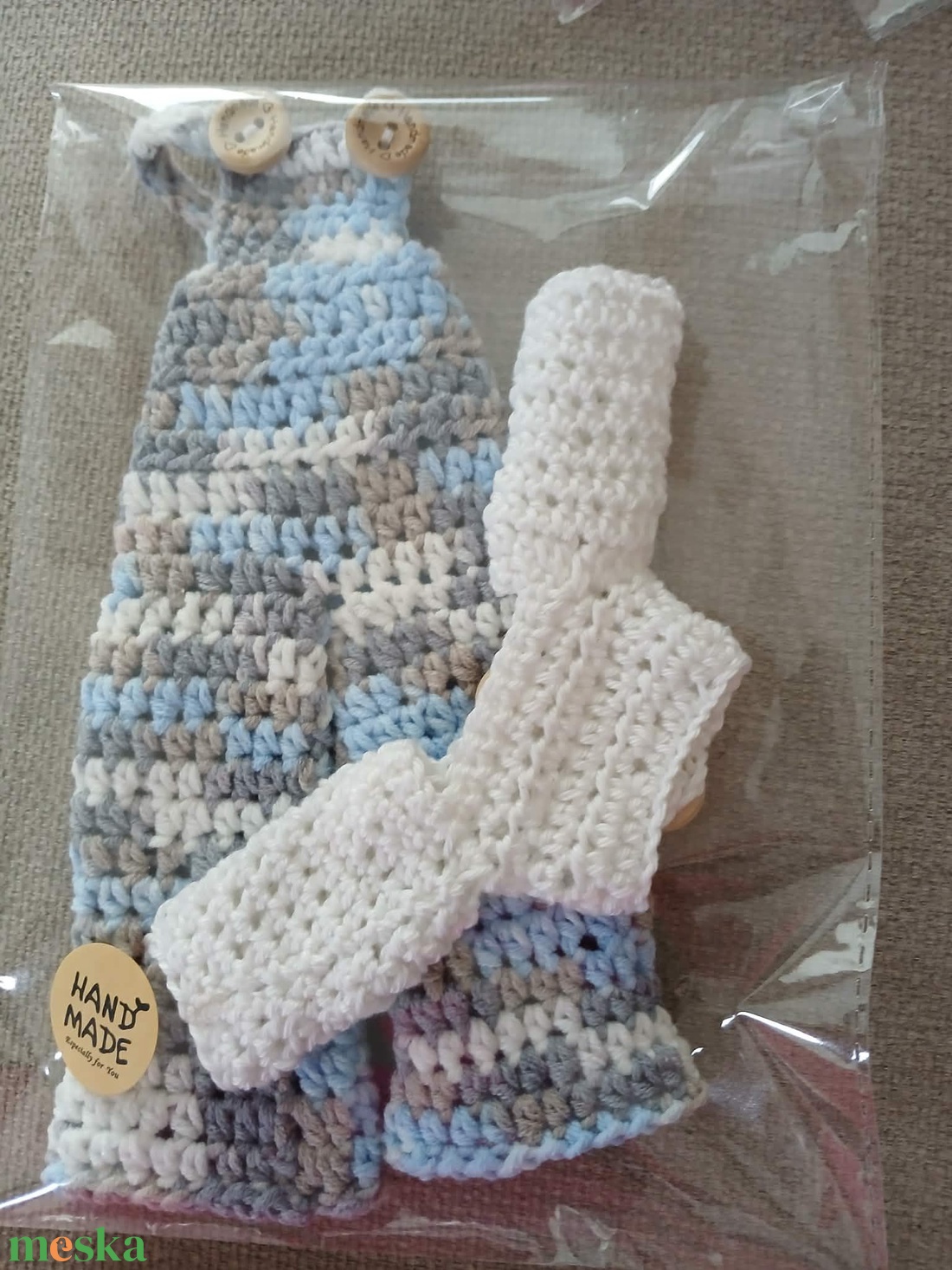 Barbie babára horgolt színátmenetes kétrészes.  - játék & sport - baba & babaház - barbie ruhák - Meska.hu