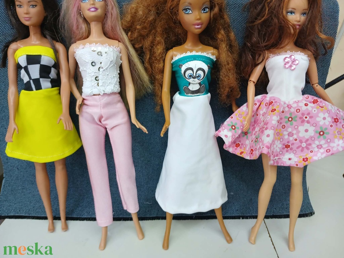 4 db gyönyörű Barbie ruha. (20.) - játék & sport - baba & babaház - barbie ruhák - Meska.hu