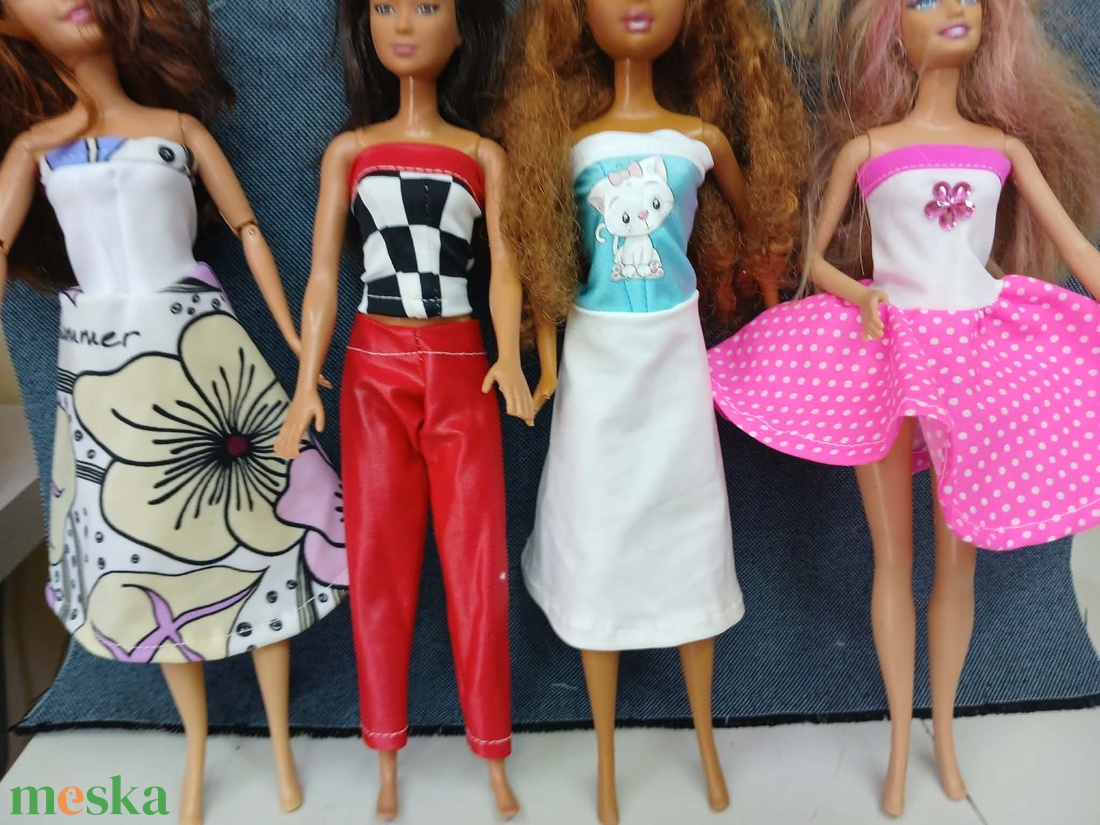 4 db gyönyörű Barbie ruha. (5.) - játék & sport - baba & babaház - barbie ruhák - Meska.hu