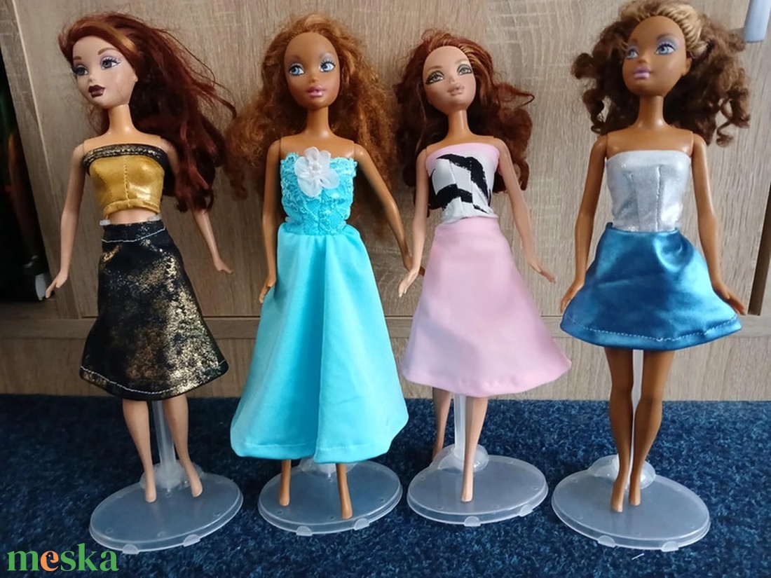 4 db gyönyörű Barbie ruha. (23.) - játék & sport - baba & babaház - barbie ruhák - Meska.hu