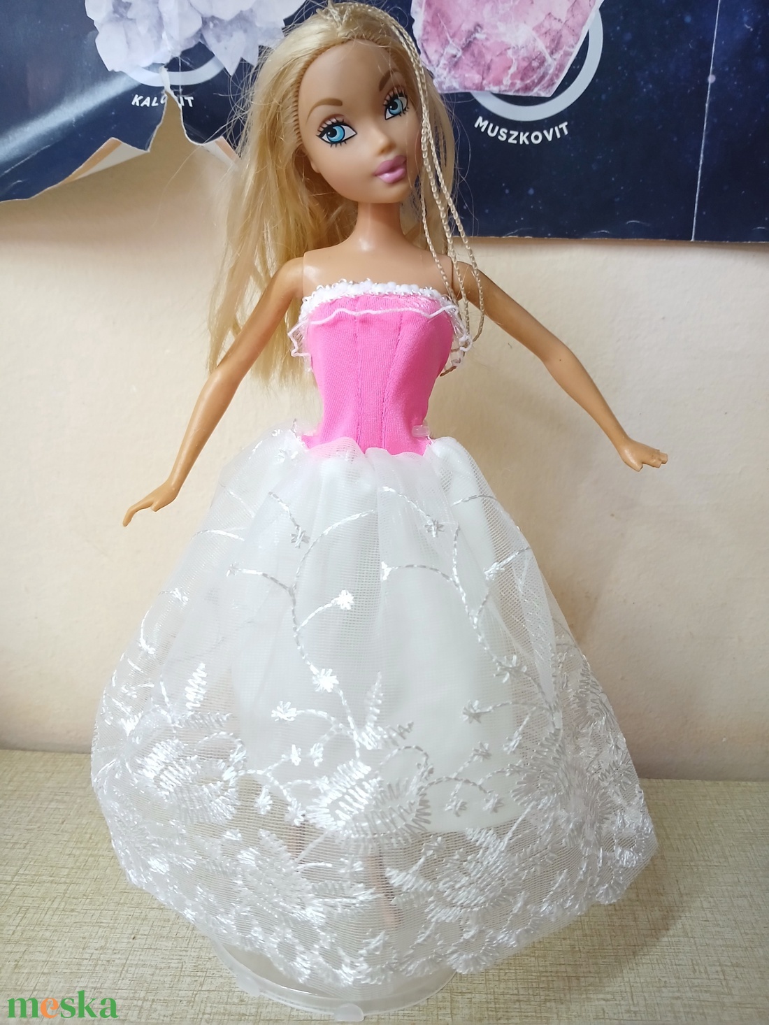 Csodaszép báli ruha Barbie babára. Egyedi. - játék & sport - baba & babaház - barbie ruhák - Meska.hu