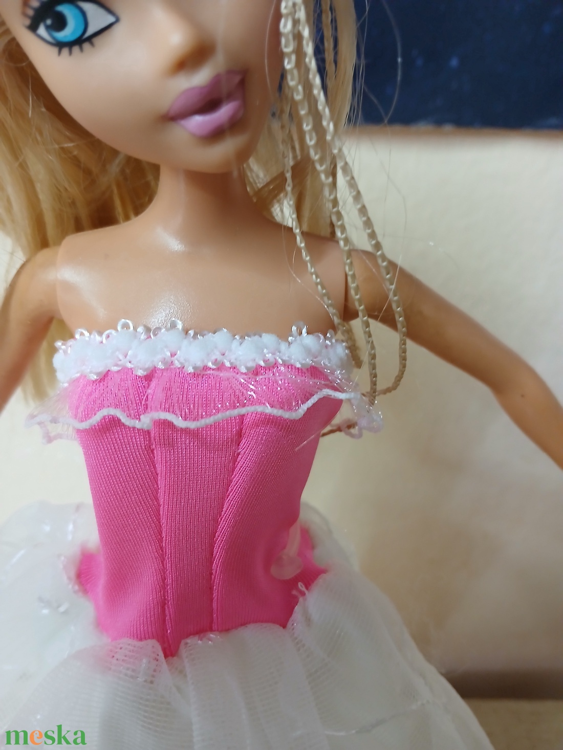Csodaszép báli ruha Barbie babára. Egyedi. - játék & sport - baba & babaház - barbie ruhák - Meska.hu