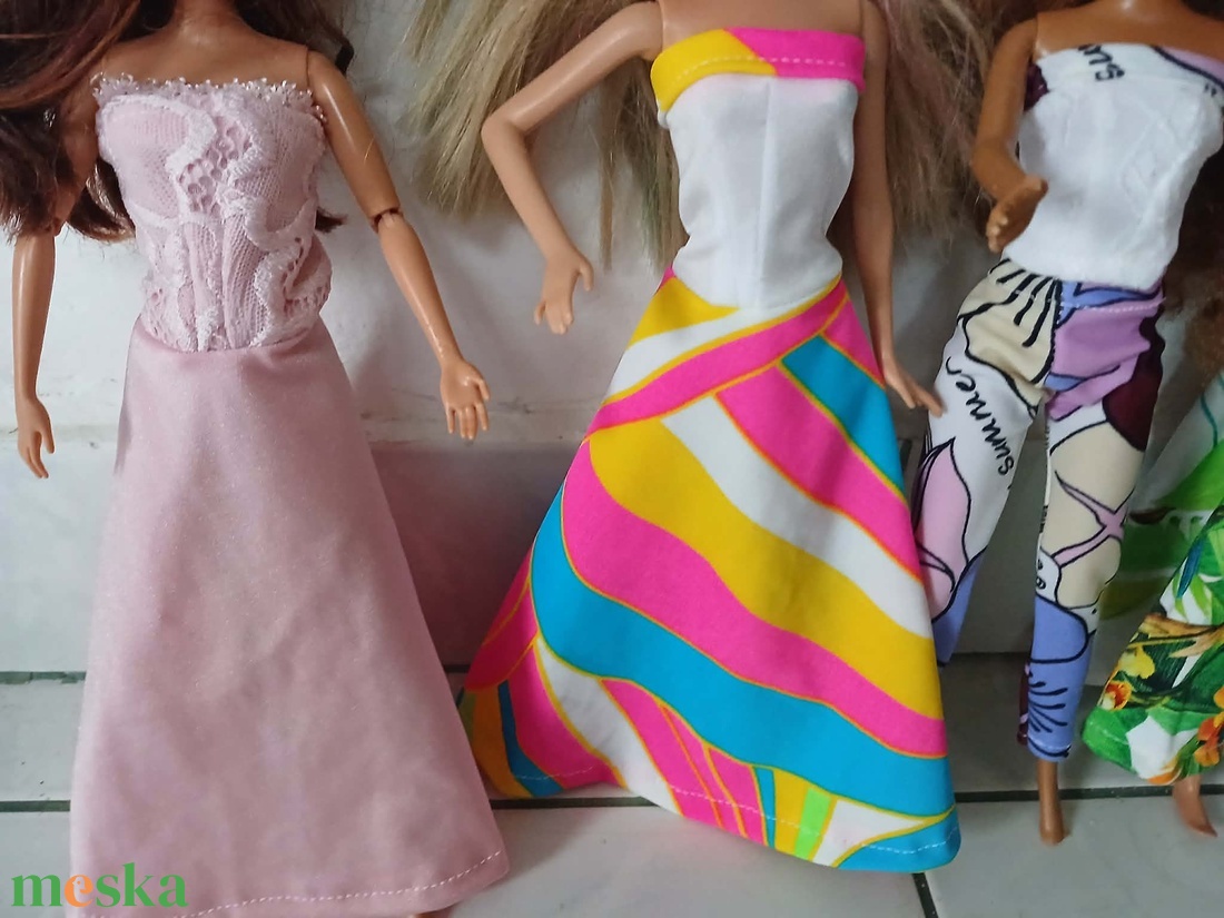 4 db gyönyörű Barbie ruha. (9) - játék & sport - baba & babaház - barbie ruhák - Meska.hu