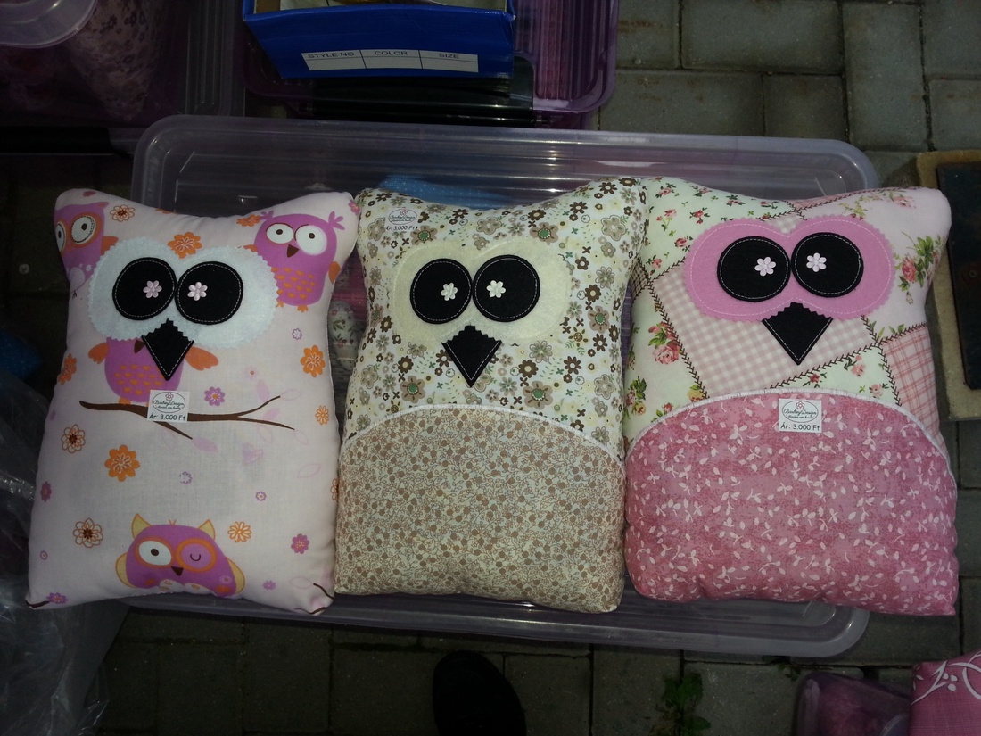 Baglyos levendulás álompárna -  - Meska.hu