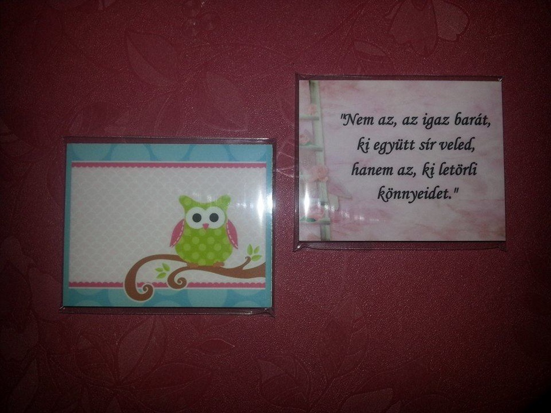 Fa hűtőmágnes -  - Meska.hu