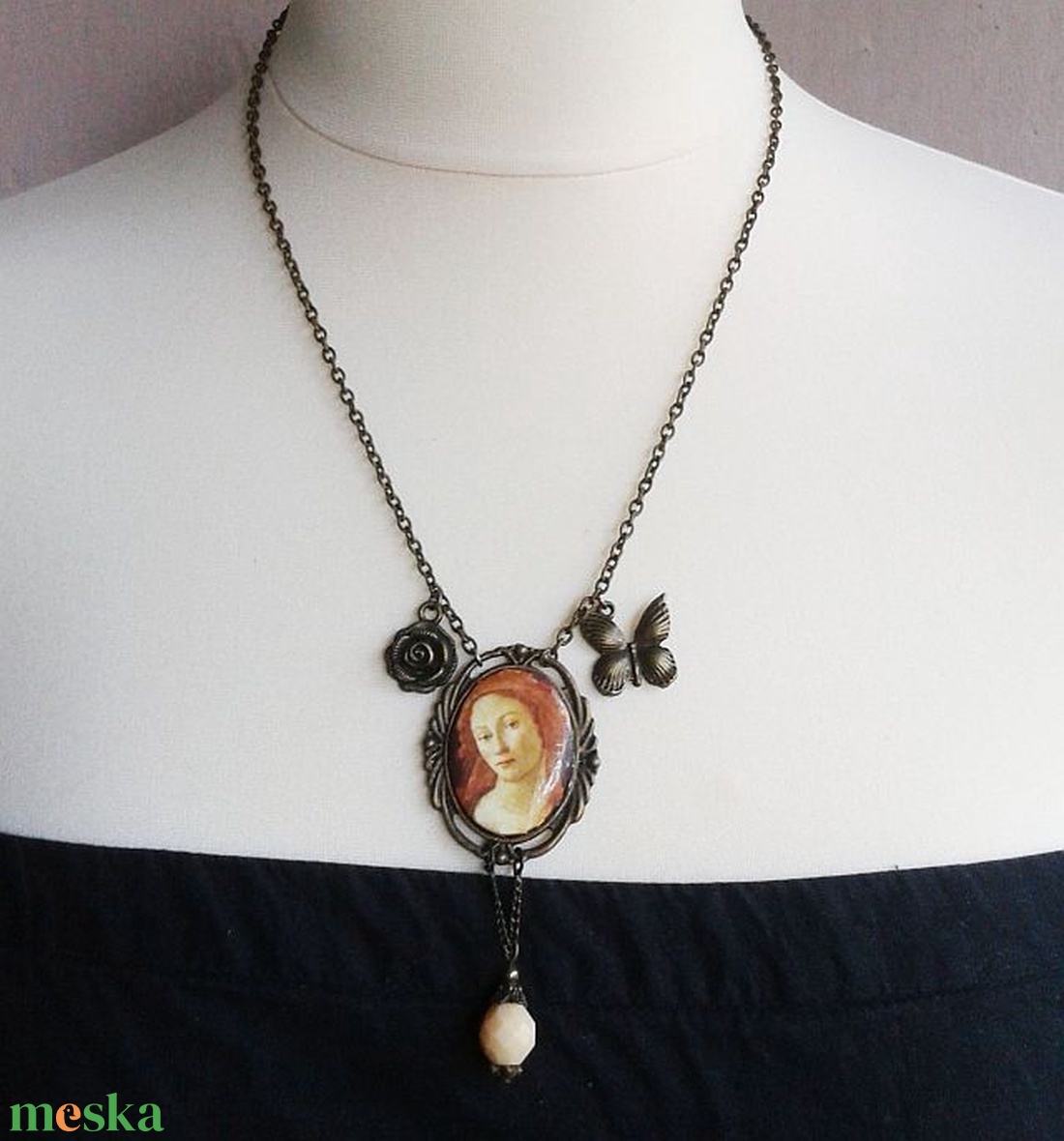 Milady - antik bronz nyaklánc - ékszer - nyaklánc - cameo nyaklánc - Meska.hu Milady - antik bronz nyaklánc - ékszer - nyaklánc - cameo nyaklánc - Meska.hu