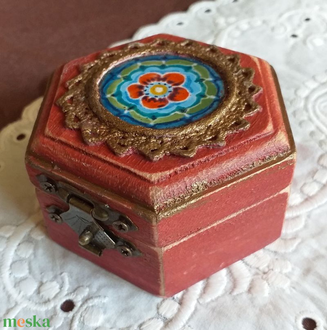 Mandala - tűzzománc betétes ékszerdobozka - ékszer - ékszertartó - ékszerdoboz - Meska.hu Mandala - tűzzománc betétes ékszerdobozka - ékszer - ékszertartó - ékszerdoboz - Meska.hu