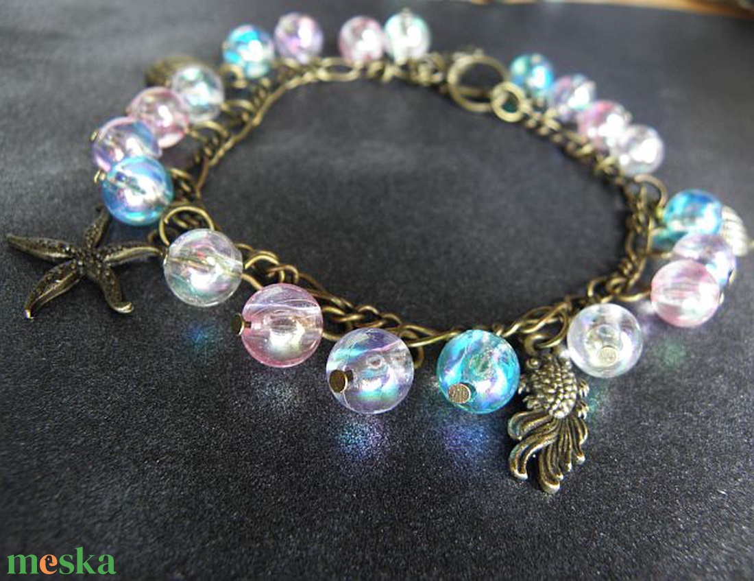 Buborékok - karkötő - ékszer - karkötő - charm karkötő - Meska.hu