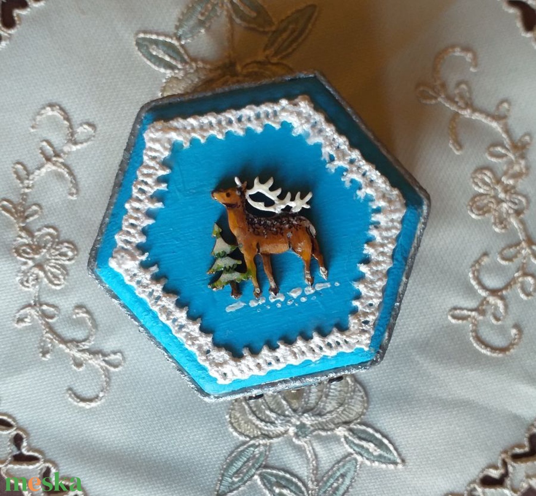Karácsonyi ékszerdobozka rénszarvassal - ékszer - ékszertartó - ékszerdoboz - Meska.hu Karácsonyi ékszerdobozka rénszarvassal - ékszer - ékszertartó - ékszerdoboz - Meska.hu
