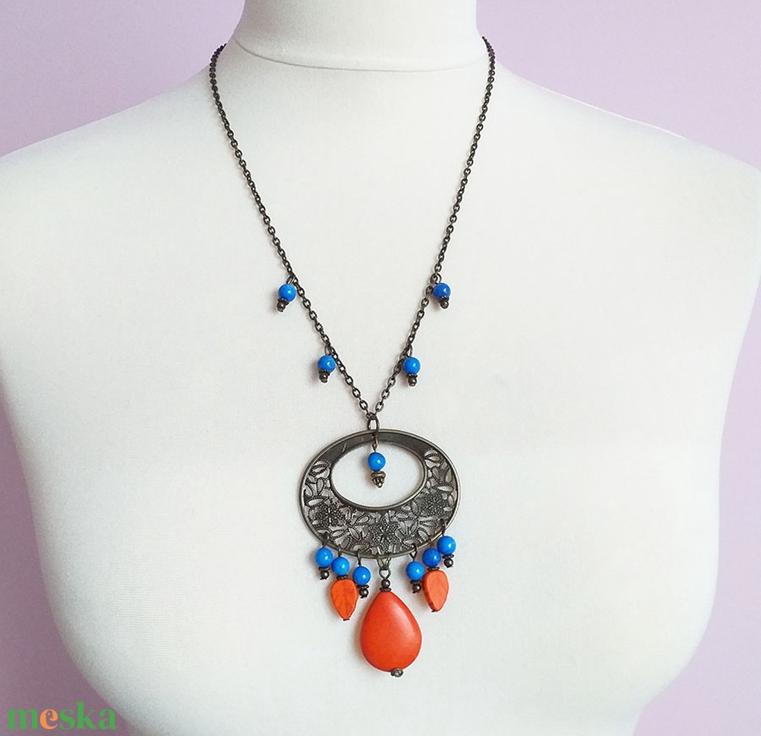 Fiesta - nyaklánc - ékszer - nyaklánc - medálos nyaklánc - Meska.hu