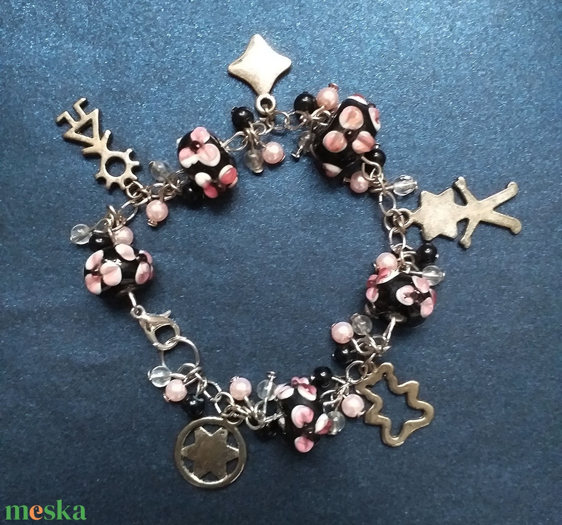 Missy - lámpagyöngyös karkötő - ékszer - karkötő - charm karkötő - Meska.hu Missy - lámpagyöngyös karkötő - ékszer - karkötő - charm karkötő - Meska.hu