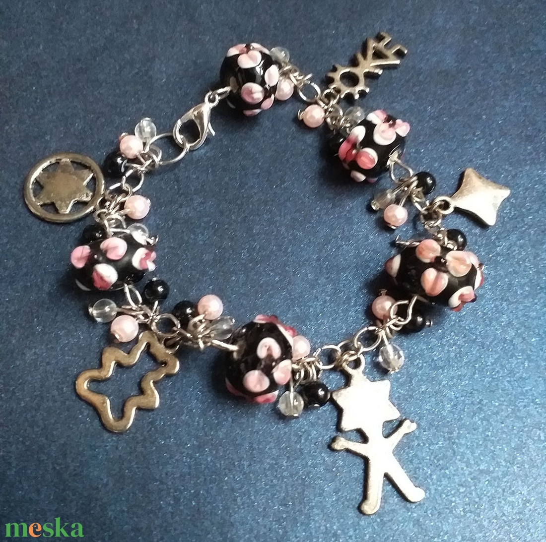 Missy - lámpagyöngyös karkötő - ékszer - karkötő - charm karkötő - Meska.hu Missy - lámpagyöngyös karkötő - ékszer - karkötő - charm karkötő - Meska.hu