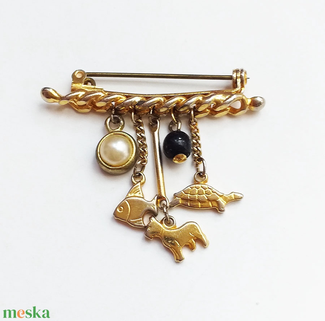 Vintage állatfigurás bross - ékszer - kitűző és bross - kitűző - Meska.hu Vintage állatfigurás bross - ékszer - kitűző és bross - kitűző - Meska.hu