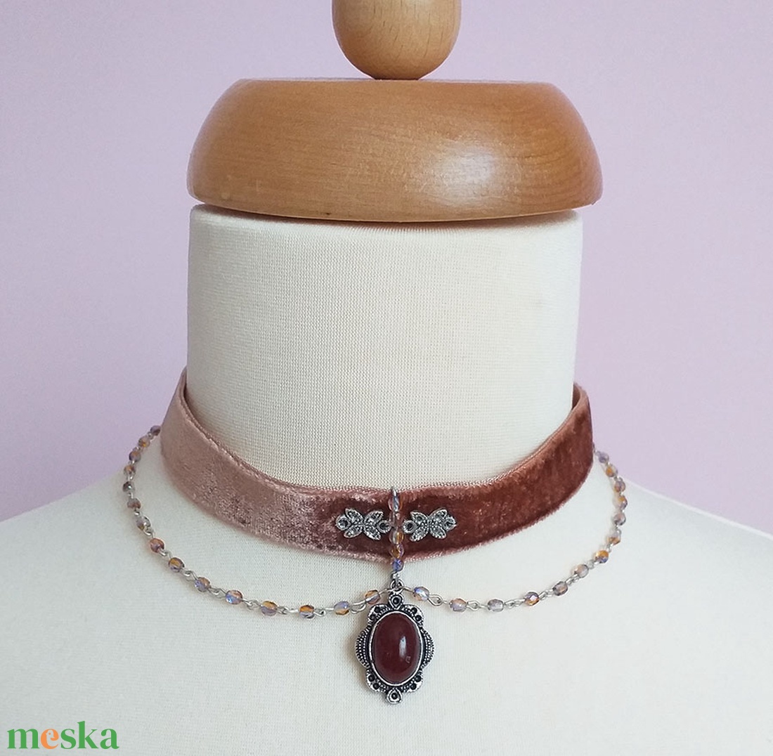 Antoinette - choker nyaklánc - ékszer - nyaklánc - nyakpánt, gallér - Meska.hu Antoinette - choker nyaklánc - ékszer - nyaklánc - nyakpánt, gallér - Meska.hu