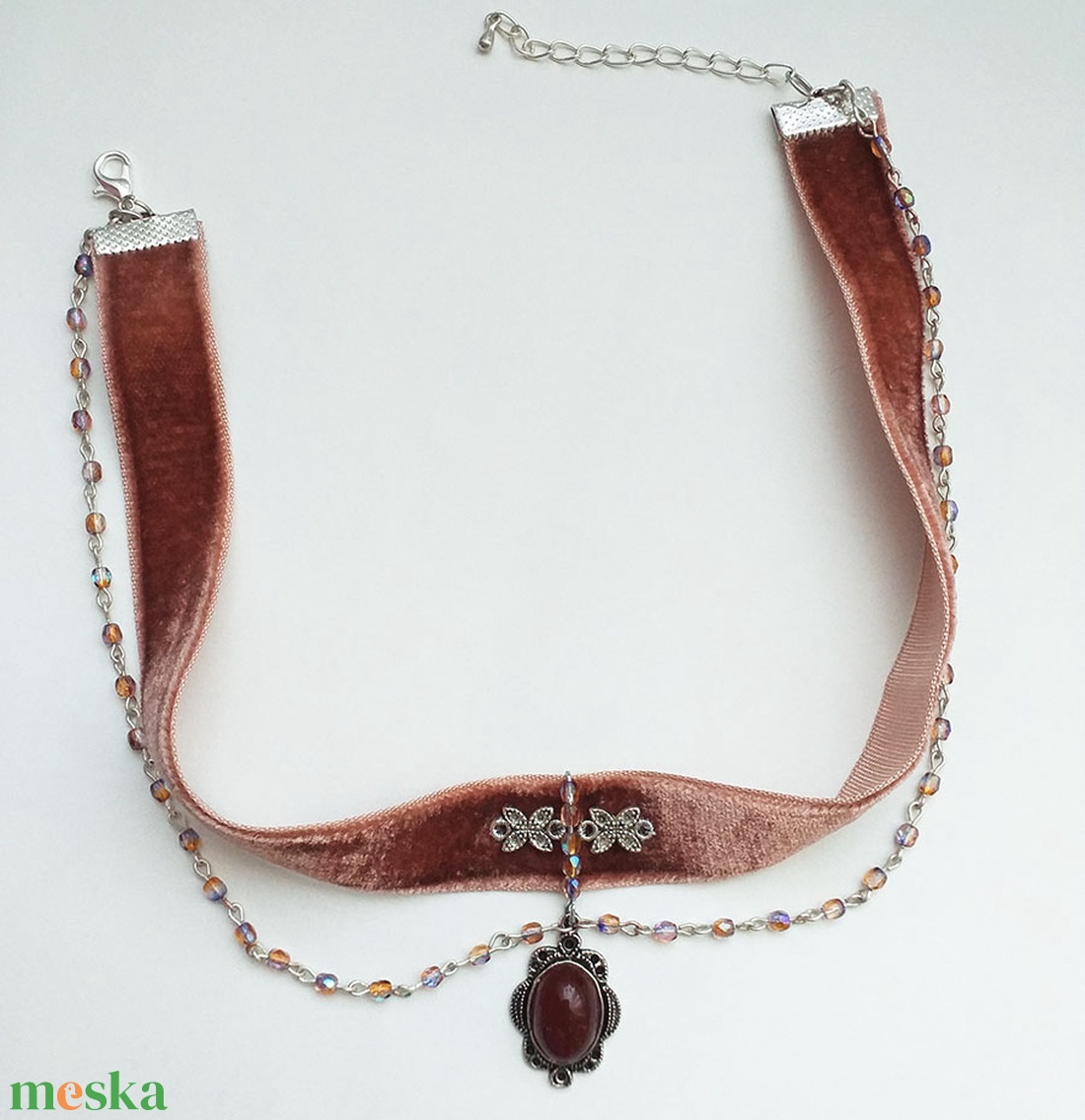 Antoinette - choker nyaklánc - ékszer - nyaklánc - nyakpánt, gallér - Meska.hu Antoinette - choker nyaklánc - ékszer - nyaklánc - nyakpánt, gallér - Meska.hu