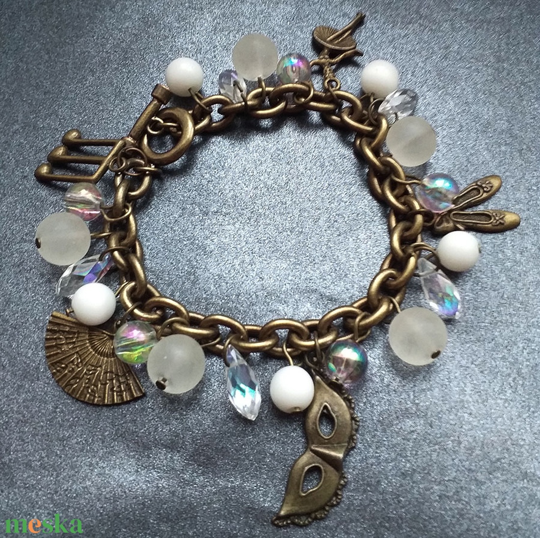 Színházi Szezon - bronz karkötő - ékszer - karkötő - charm karkötő - Meska.hu Színházi Szezon - bronz karkötő - ékszer - karkötő - charm karkötő - Meska.hu