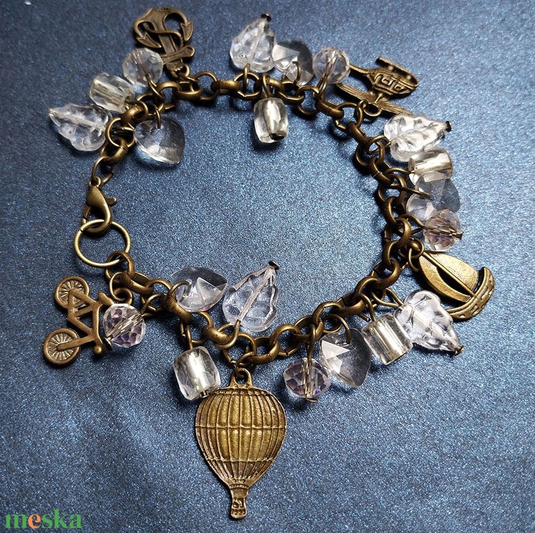 Utazzunk! - bronz karkötő - ékszer - karkötő - charm karkötő - Meska.hu Utazzunk! - bronz karkötő - ékszer - karkötő - charm karkötő - Meska.hu