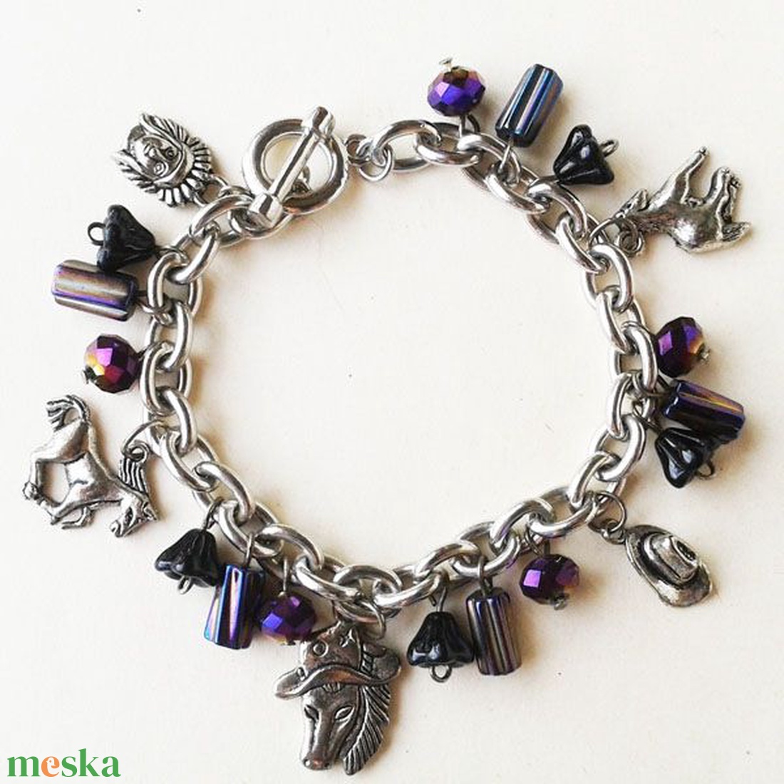 Prérilovas - karkötő - ékszer - karkötő - charm karkötő - Meska.hu Prérilovas - karkötő - ékszer - karkötő - charm karkötő - Meska.hu