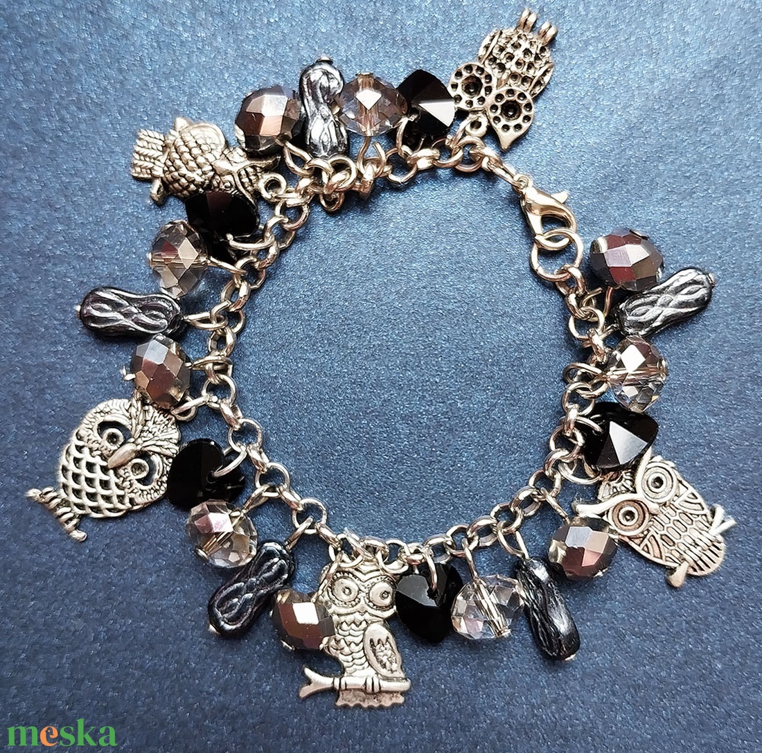 Baglyok - karkötő - ékszer - karkötő - charm karkötő - Meska.hu Baglyok - karkötő - ékszer - karkötő - charm karkötő - Meska.hu