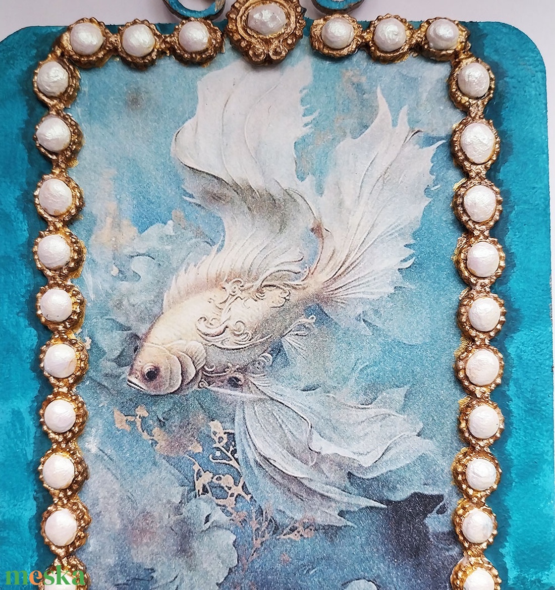 Fehérarany - fali dísz polc - otthon & életmód - dekoráció - fali és függő dekoráció - falra akasztható dekor - Meska.hu