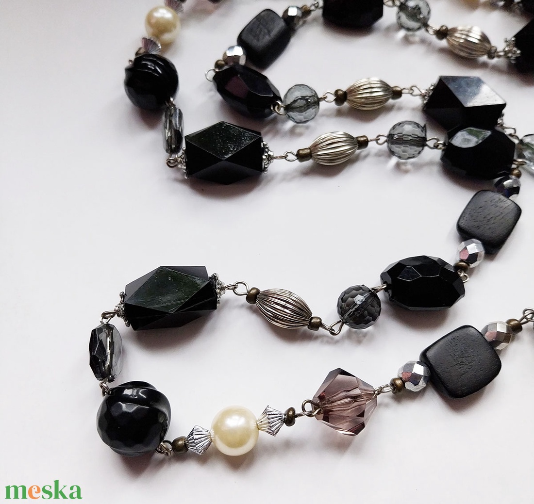 Fény és Árnyék - hosszú nyaklánc - ékszer - nyaklánc - hosszú nyaklánc - Meska.hu
