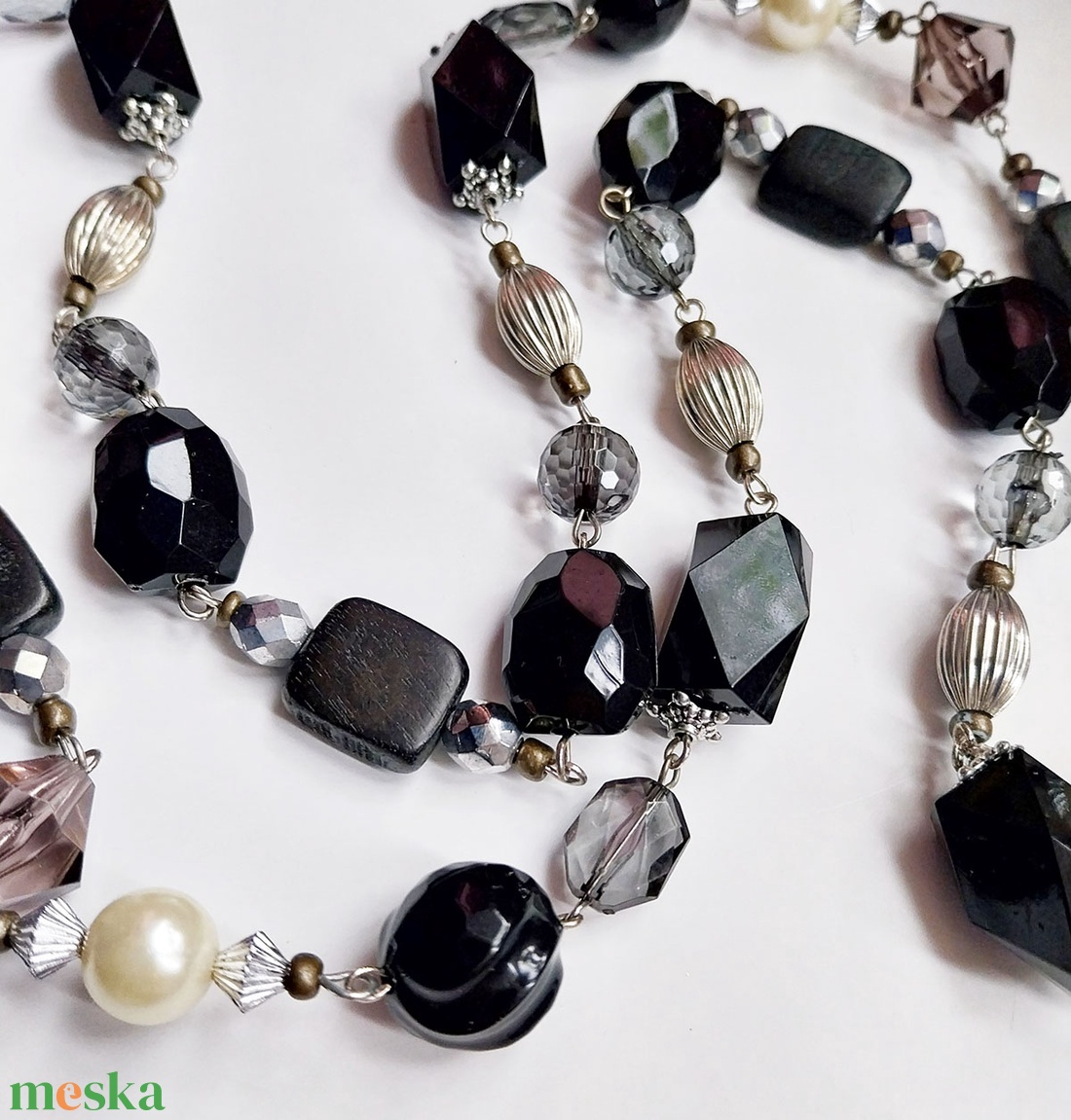 Fény és Árnyék - hosszú nyaklánc - ékszer - nyaklánc - hosszú nyaklánc - Meska.hu