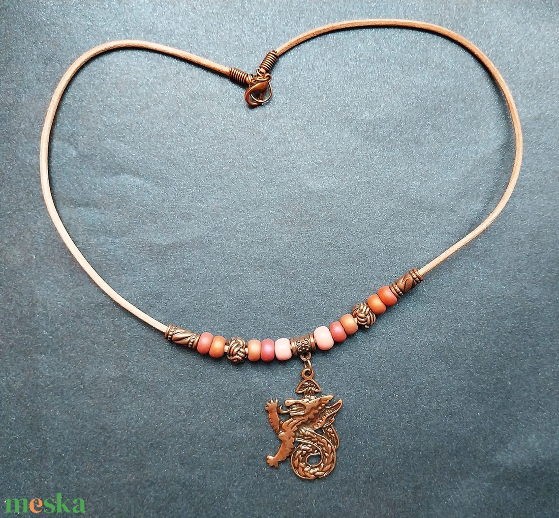 Cymru - nyaklánc - ékszer - nyaklánc - gyöngyös nyaklánc - Meska.hu