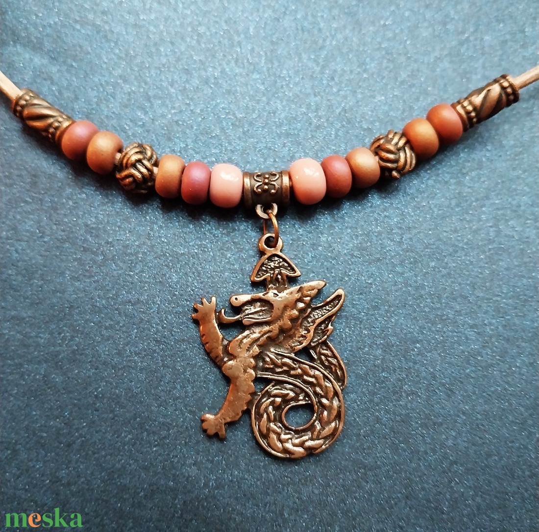 Cymru - nyaklánc - ékszer - nyaklánc - gyöngyös nyaklánc - Meska.hu