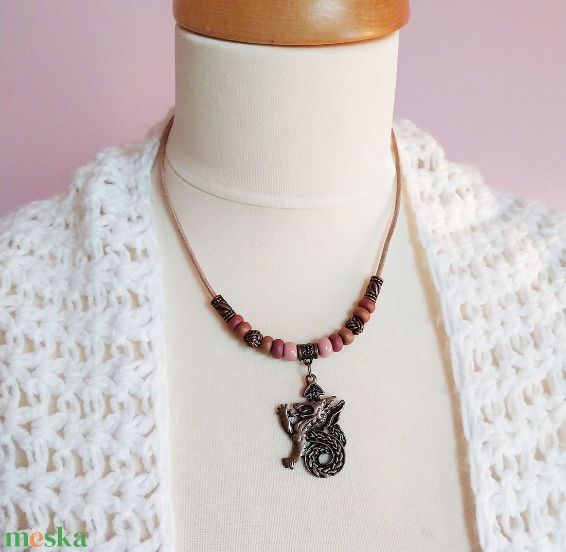 Cymru - nyaklánc - ékszer - nyaklánc - gyöngyös nyaklánc - Meska.hu