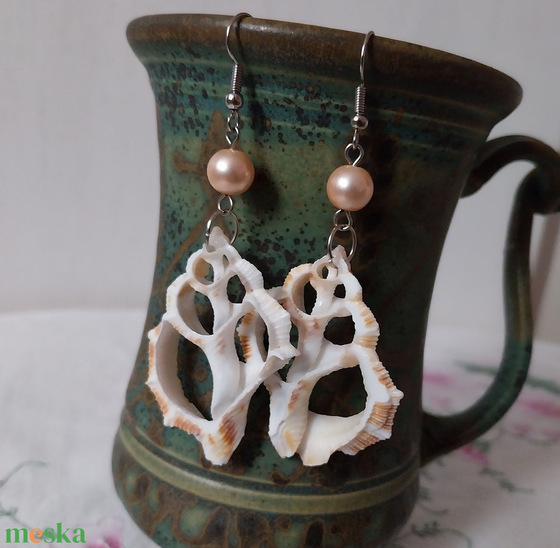 Antigua - fülbevaló - ékszer - fülbevaló - lógó fülbevaló - Meska.hu