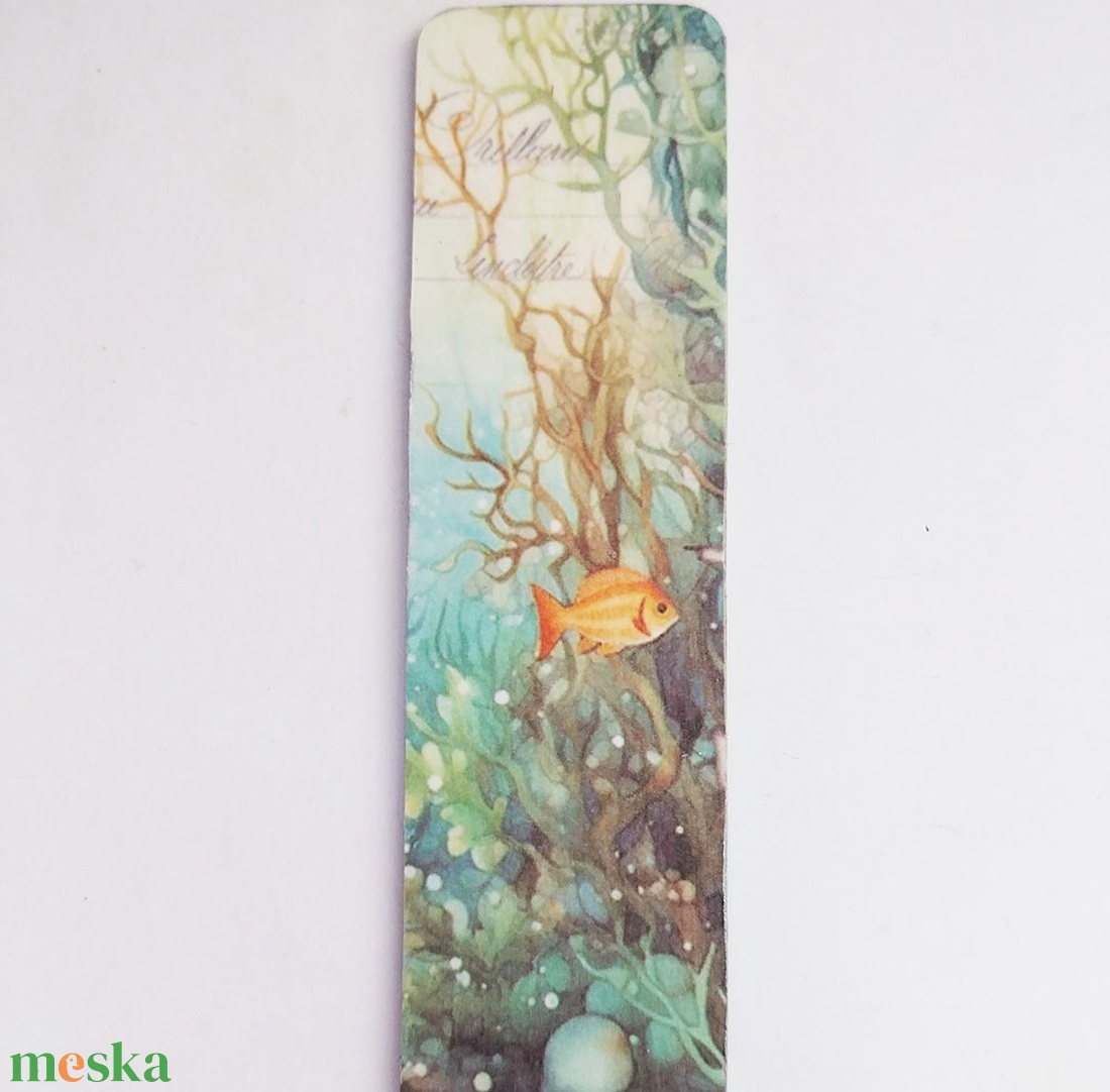 Korallzátony könyvjelző - könyv & zene - könyvjelző - Meska.hu