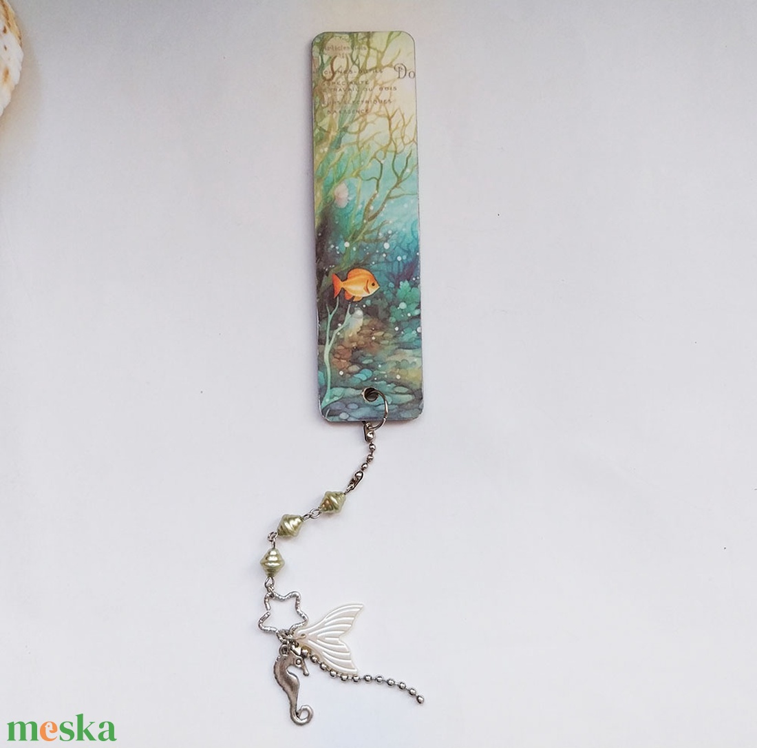 Korallzátony könyvjelző - könyv & zene - könyvjelző - Meska.hu