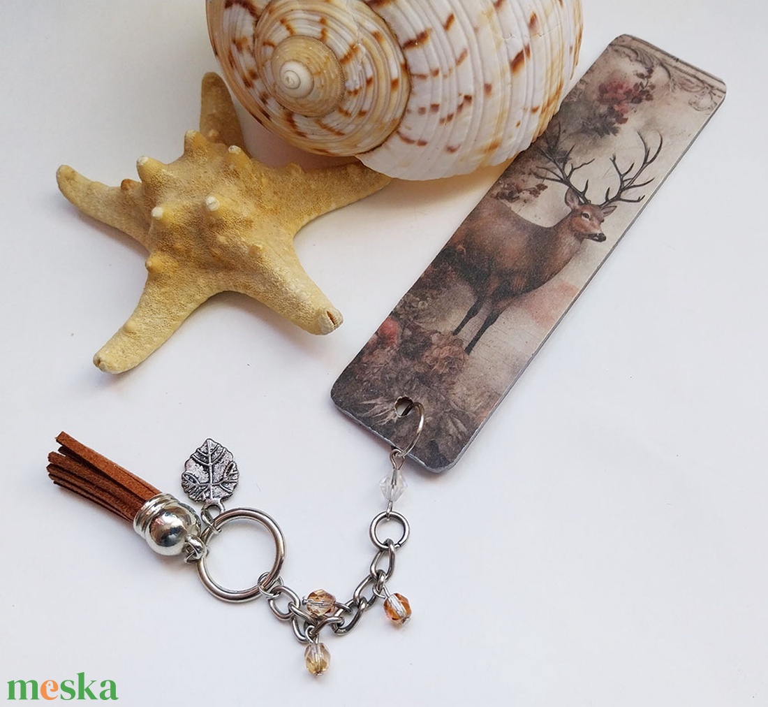 Szarvasos könyvjelző - könyv & zene - könyvjelző - Meska.hu