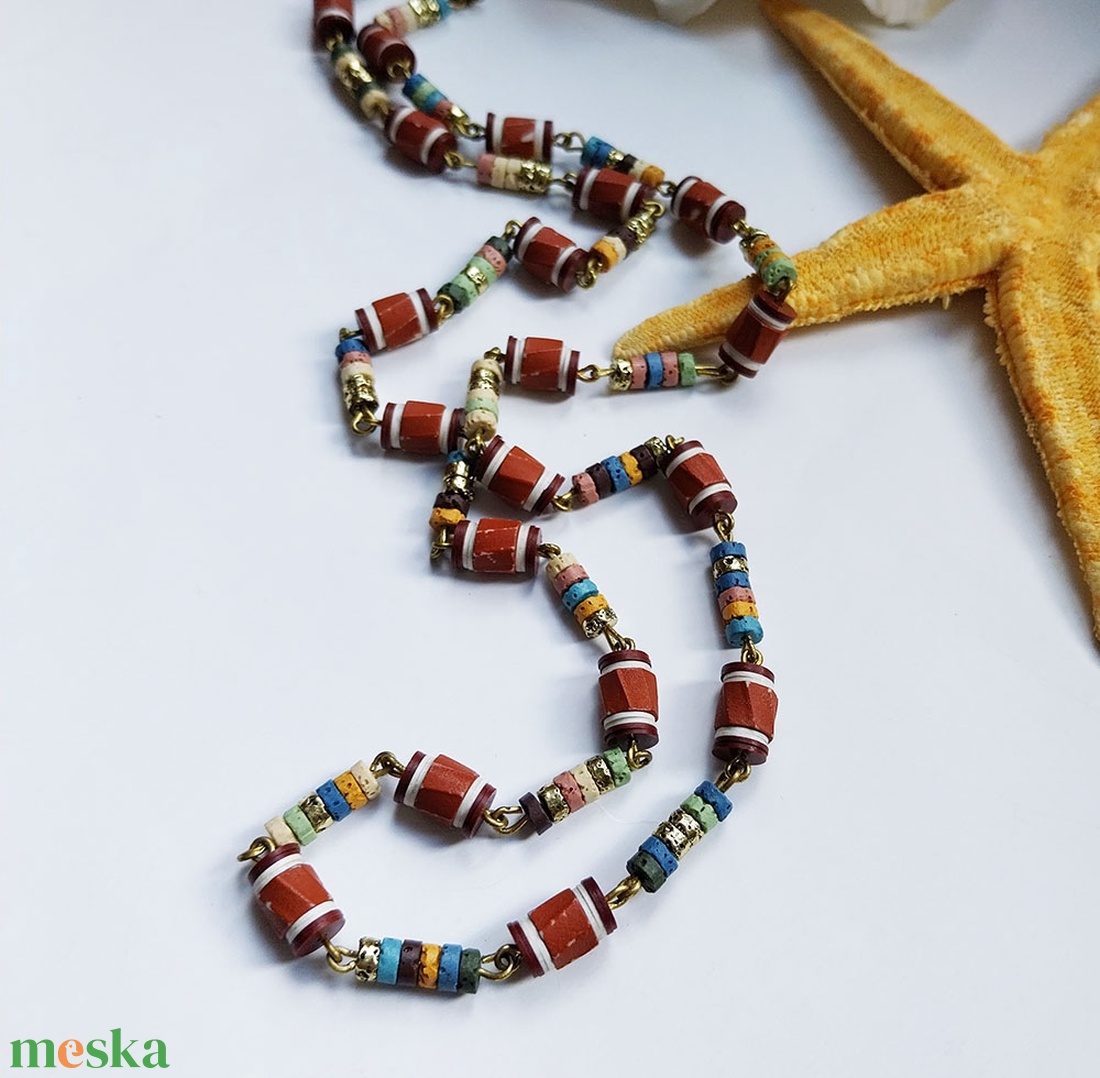 Szakkara - gyöngysor - ékszer - nyaklánc - gyöngyös nyaklánc - Meska.hu