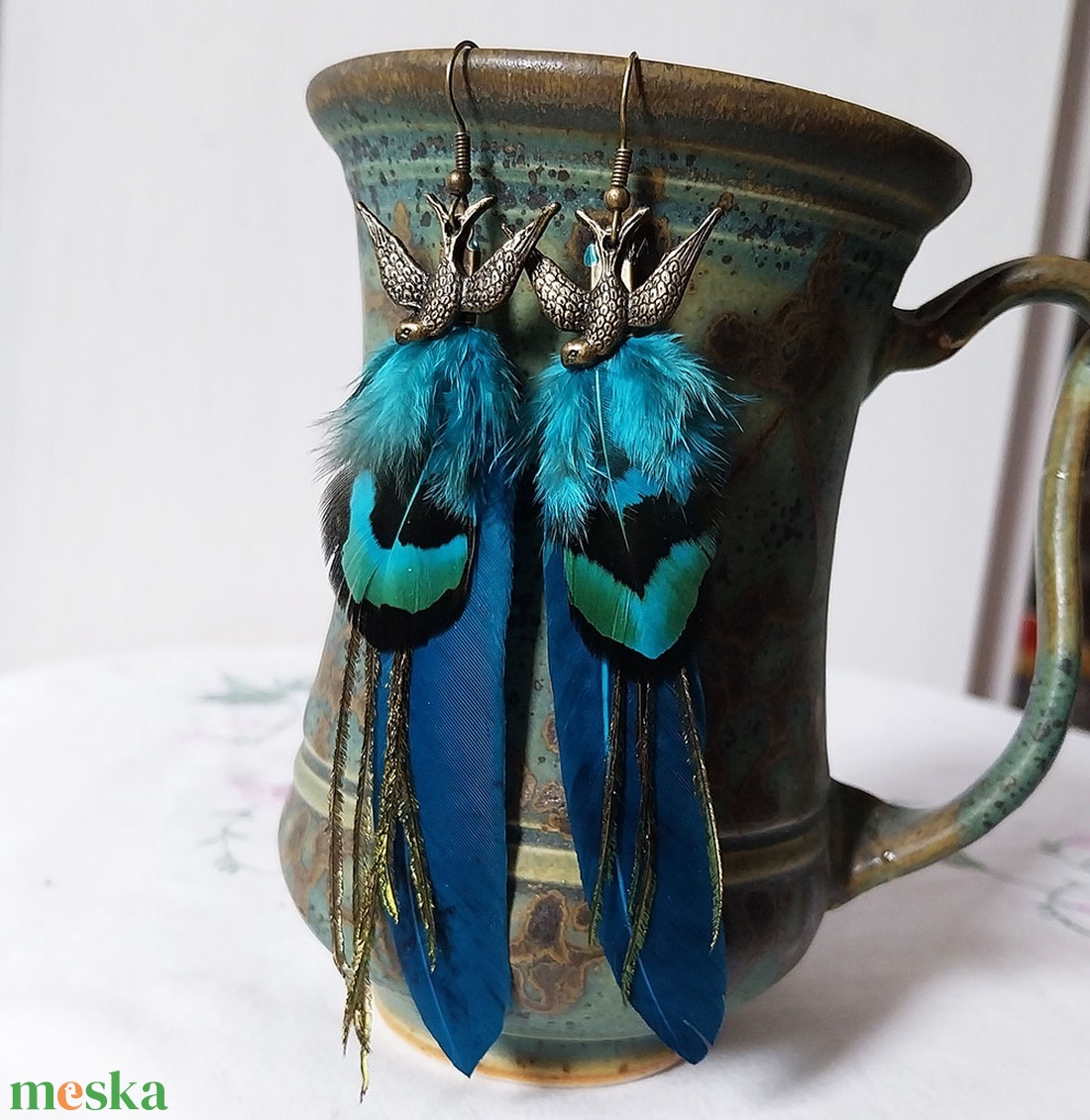 Tavaszi Szél - fülbevaló  - ékszer - fülbevaló - lógó fülbevaló - Meska.hu