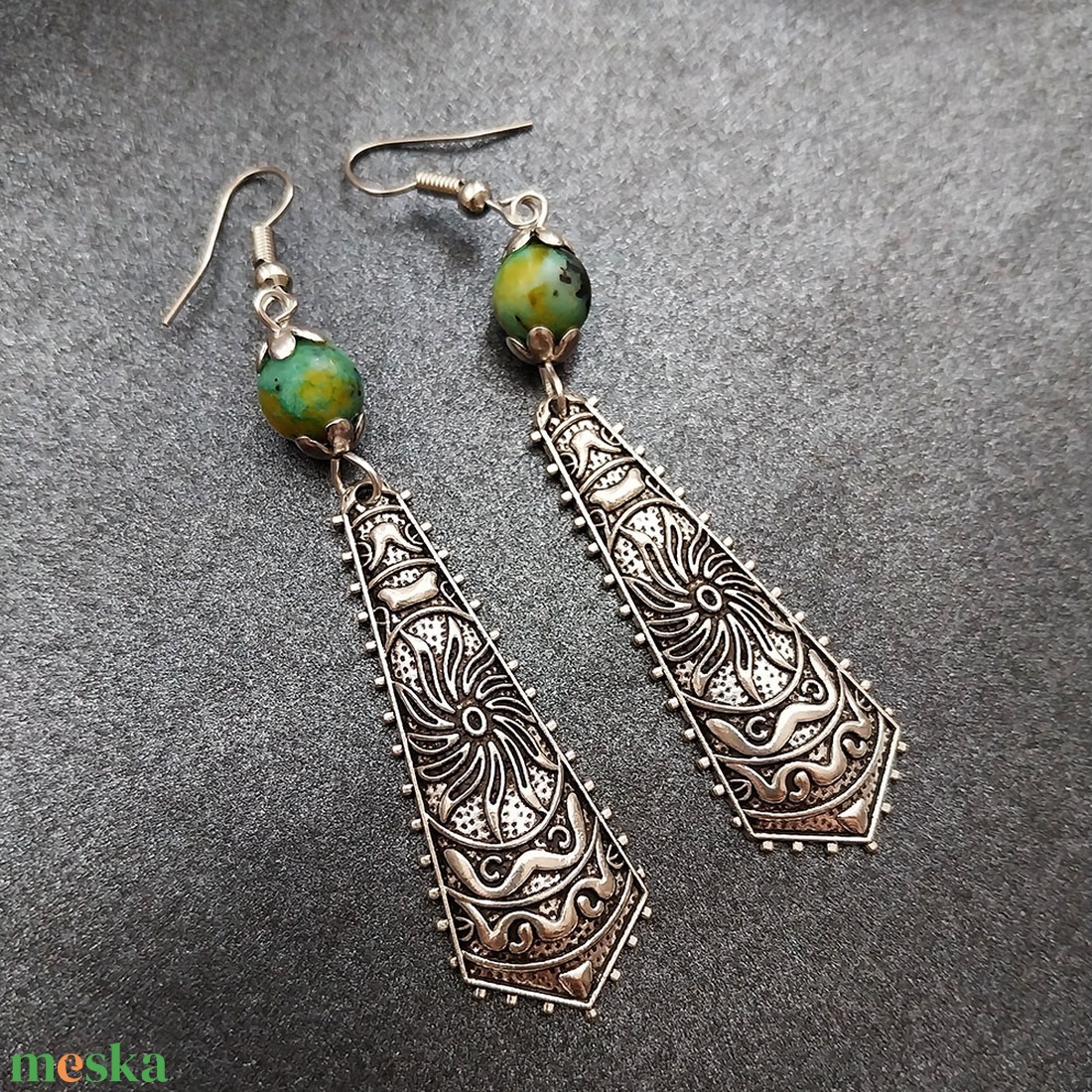 Fontana - fülbevaló - ékszer - fülbevaló - lógó fülbevaló - Meska.hu