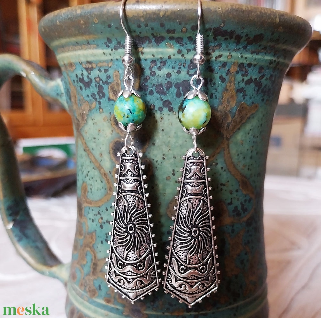 Fontana - fülbevaló - ékszer - fülbevaló - lógó fülbevaló - Meska.hu