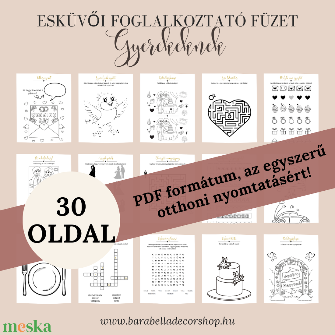 Esküvői füzet gyerekeknek - esküvő - emlék & ajándék - köszönőajándék - Meska.hu Esküvői füzet gyerekeknek - esküvő - emlék & ajándék - köszönőajándék - Meska.hu
