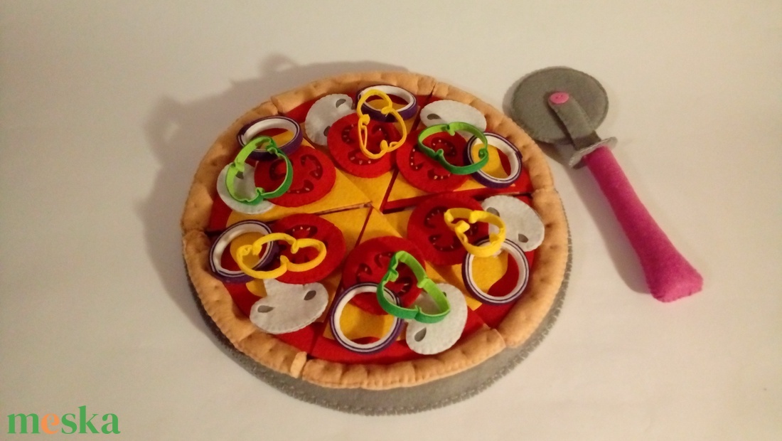 Filc ételek (pizza készítő szett) - játék & sport - szerepjáték - Meska.hu Filc ételek (pizza készítő szett) - játék & sport - szerepjáték - Meska.hu
