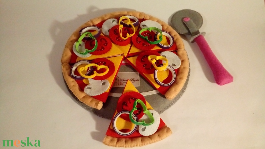 Filc ételek (pizza készítő szett) - játék & sport - szerepjáték - Meska.hu Filc ételek (pizza készítő szett) - játék & sport - szerepjáték - Meska.hu