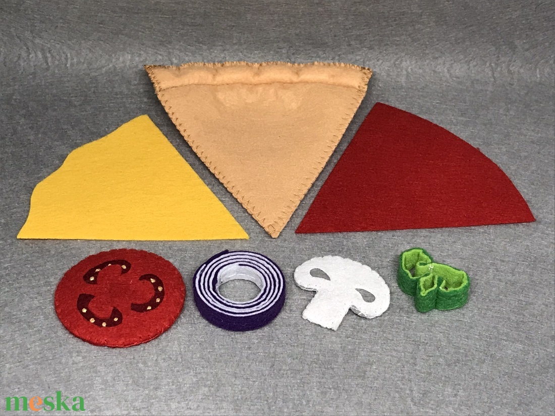 Filcételek - Pizzaszelet - játék & sport - szerepjáték - Meska.hu