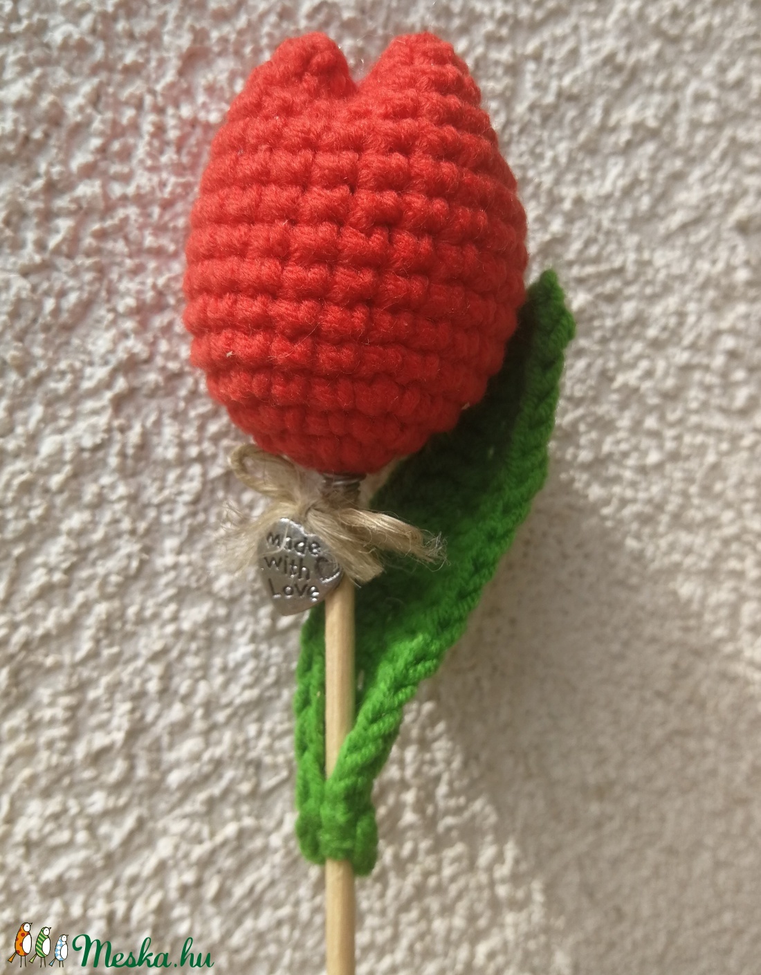 Horgolt tulipán anyák napjára -  - Meska.hu