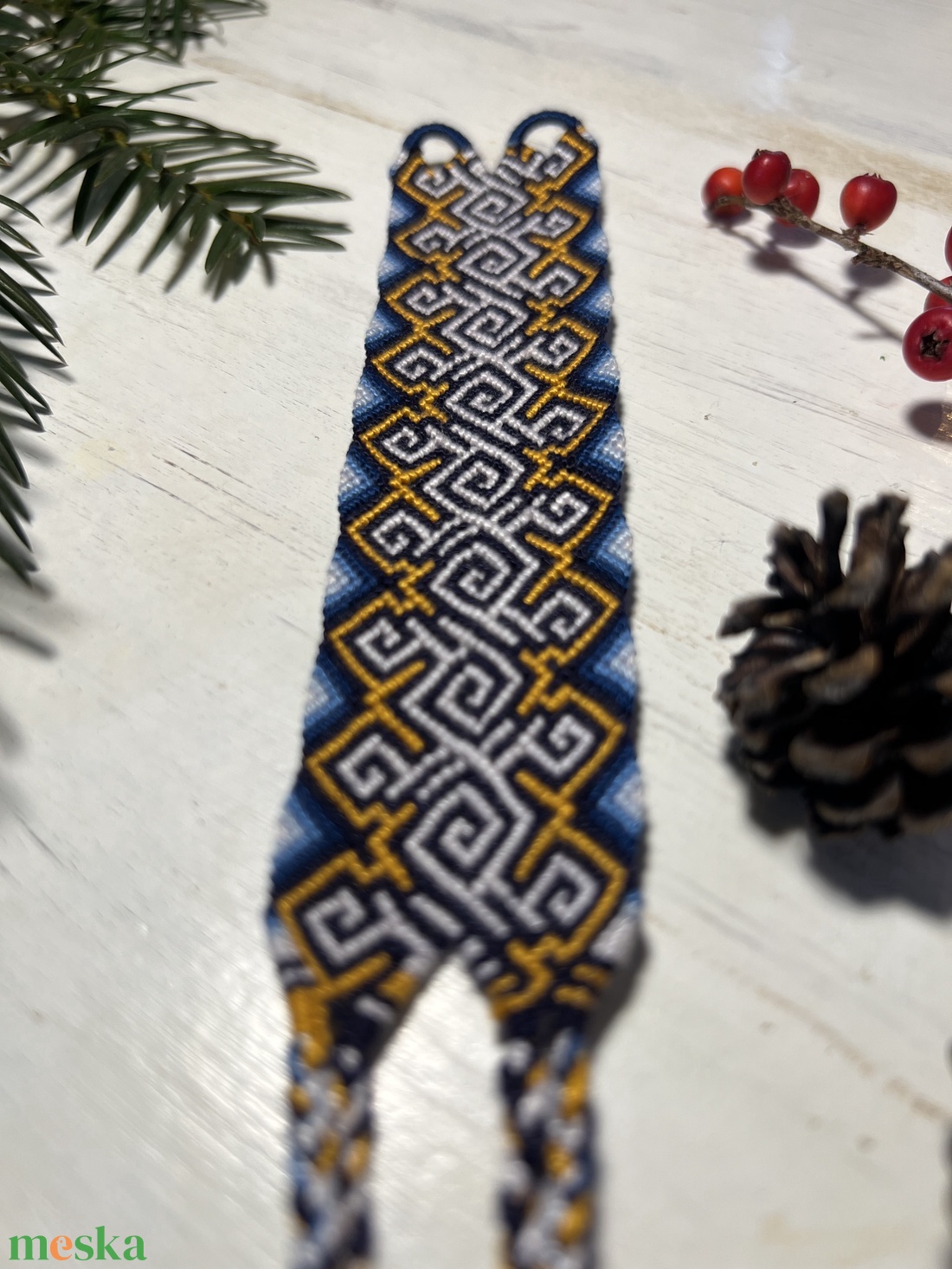 Kék spirál csomózott karkötő - ékszer - karkötő - fonott karkötő - Meska.hu Kék spirál csomózott karkötő - ékszer - karkötő - fonott karkötő - Meska.hu